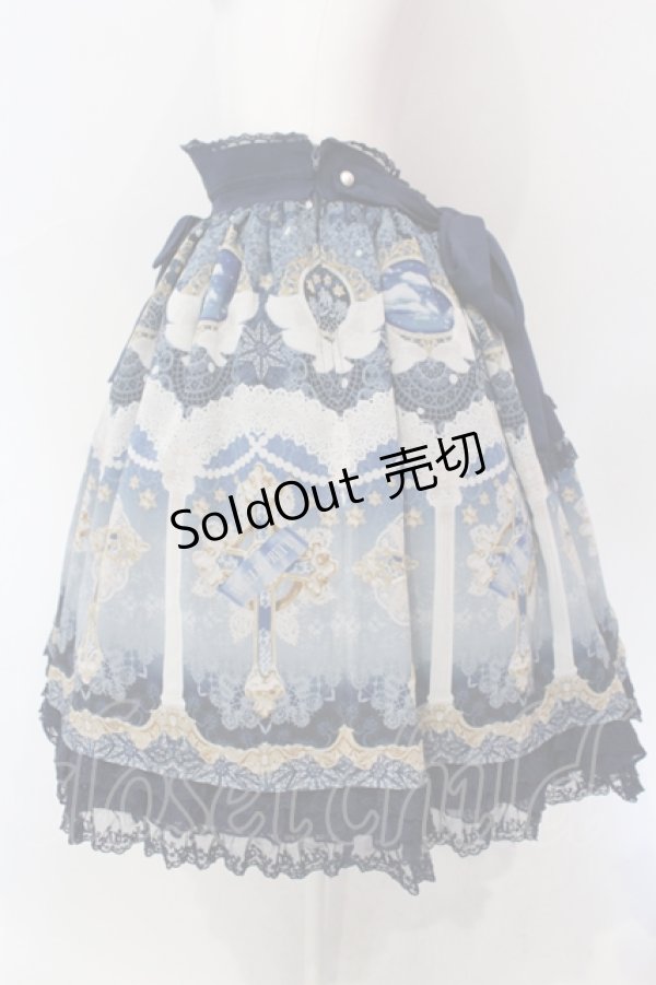 画像3: Angelic Pretty / Celestialスカート  ネイビー O-25-06-19-006-AP-SK-OW-OS (3)