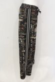 画像2: Jane Marple / Grimm stained glassトラックパンツ M クロ O-25-06-19-066-JM-PA-OW-OS (2)
