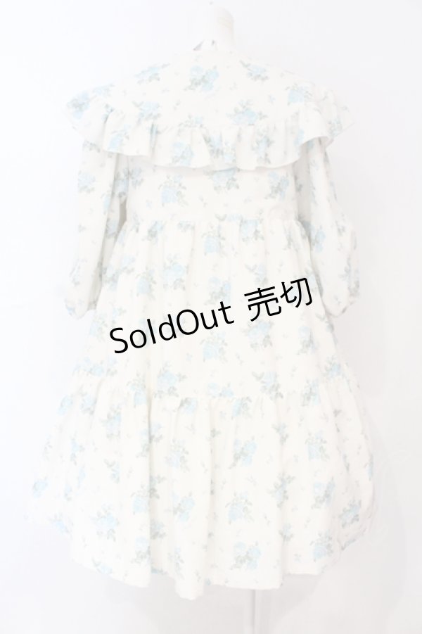 画像4: Shirley Temple / アンティークローズプリントBIGカラーワンピース(Ladies) F アイボリー O-25-06-19-072-ET-OP-OW-OS (4)