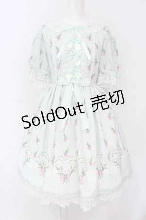 画像: Angelic Pretty / すずらんBouquetワンピース  ミントグリーン O-25-06-19-073-AP-OP-OW-OS