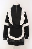 画像1: Virally / フリルスウェットセットアップ L クロ×シロ O-25-06-19-097-PU-OP-OW-OS (1)