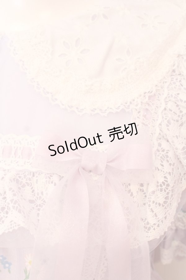 画像2: Angelic Pretty / Flower Kittenワンピース  ラベンダー O-25-06-19-009-AP-OP-OW-OS (2)