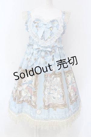 画像: BABY,THE STARS SHINE BRIGHT / Alice In Wonderlandベビードールジャンパースカート  サックス O-25-06-19-002-BA-OP-OW-OS