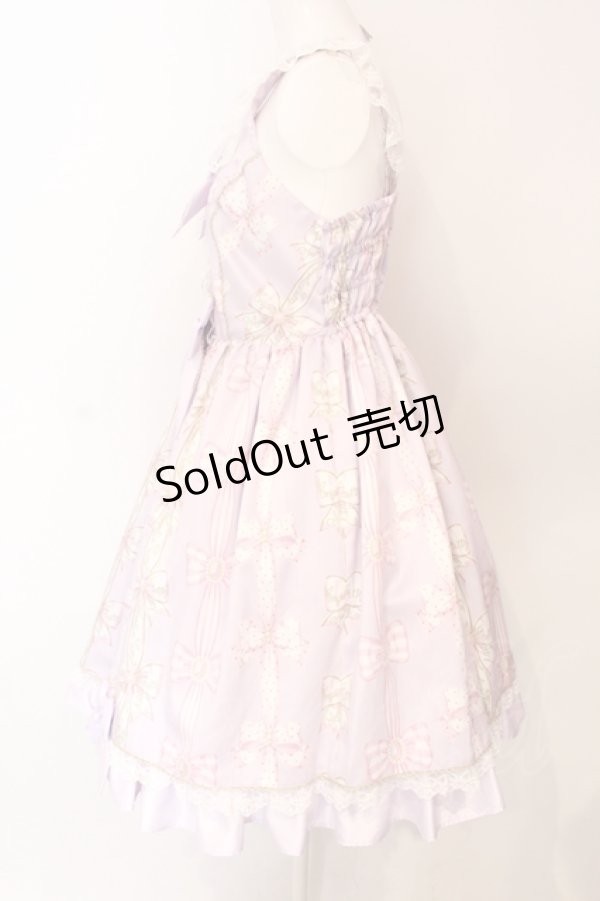画像4: Angelic Pretty / Jewelry Ribbon Princessジャンパースカート  ラベンダー O-25-06-19-014-AP-OP-IG-OS (4)