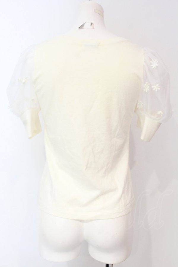 画像3: MILK / DAISY PUFF PUFF TEE　Tシャツ L アイボリー O-25-06-19-017-ML-TO-OW-OS (3)