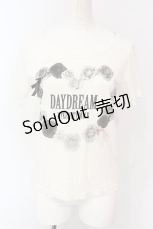 画像: MILK / DAY DREAMptTシャツ  アイボリー O-25-06-19-009-ML-TO-OW-OS