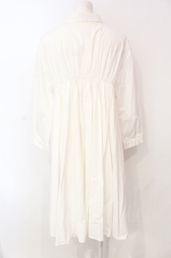 画像3: Candy Stripper / FLARE SHIRT ONE-PIECE M ホワイト O-25-06-19-021-PU-OP-OW-OS (3)