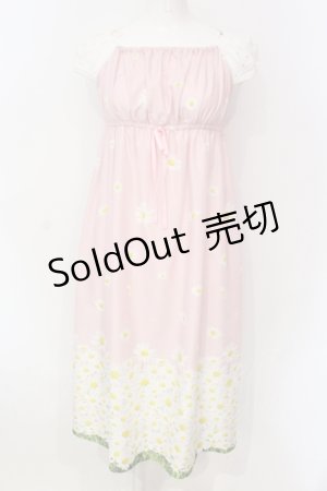 画像: MILK / Daisy field Princessワンピース  ピンクガーデン O-25-06-19-024-ML-OP-OW-OS