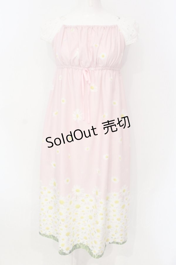 画像1: MILK / Daisy field Princessワンピース  ピンクガーデン O-25-06-19-024-ML-OP-OW-OS (1)