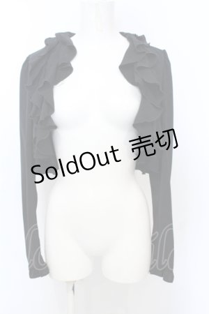 画像: Sheglit / ラッフルフリルボレロ M ブラック O-25-06-21-032-EL-TO-IG-OS