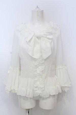 画像: Angelic Pretty / セレナーデブラウス  シロ O-25-06-21-033-AP-BL-IG-OS
