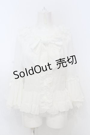 画像: Angelic Pretty / セレナーデブラウス  シロ O-25-06-21-033-AP-BL-IG-OS