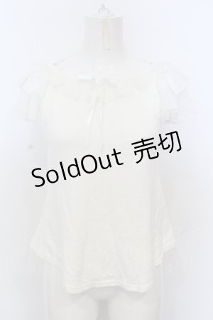 画像: Angelic Pretty / エンジェルフリルカットソー  シロ O-25-06-21-045-AP-TO-IG-OS