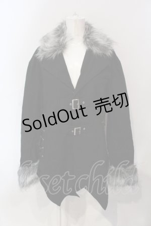 画像: Deorart / ファー配色燕尾ジャケット L ブラック O-25-06-21-082-PU-JA-IG-OS