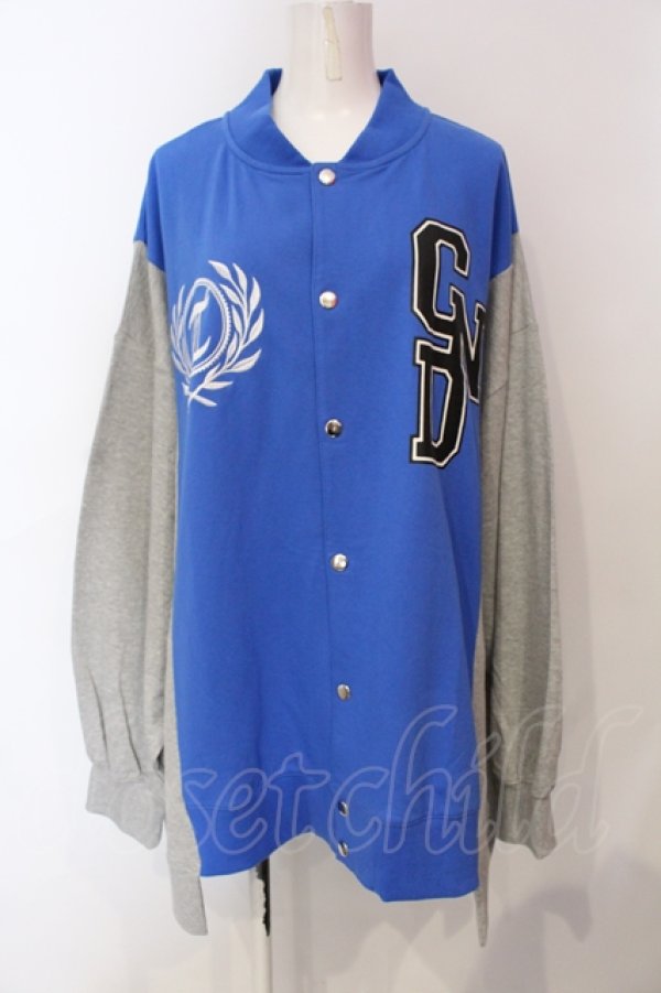 画像1: Candy Stripper / CND COMBINED BLOUSON ブルゾン  ブルー×グレー O-25-06-21-095-PU-JA-IG-ZY (1)