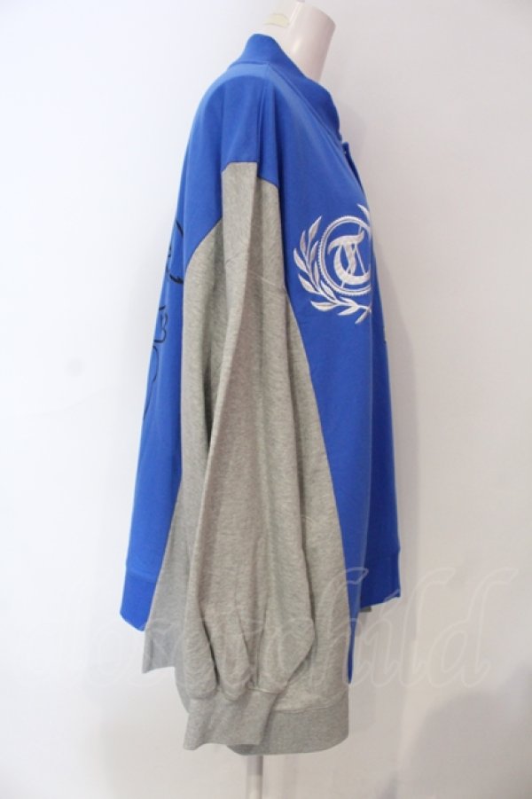 画像2: Candy Stripper / CND COMBINED BLOUSON ブルゾン  ブルー×グレー O-25-06-21-095-PU-JA-IG-ZY (2)