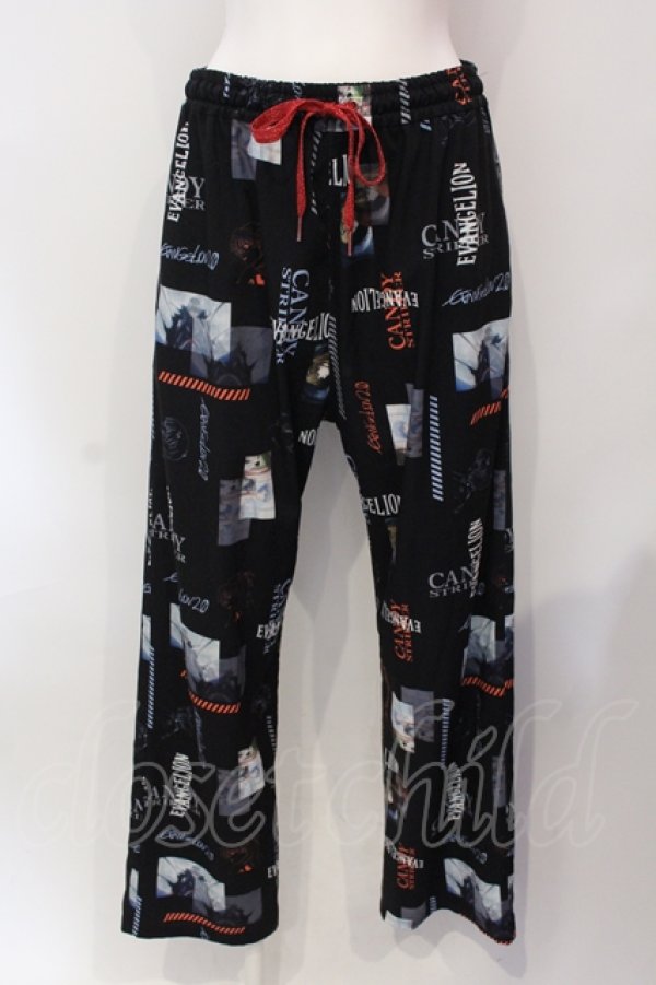 画像1: Candy Stripper / EVANGELION:2.0 パンツ  ブラック O-25-06-21-097-PU-PA-IG-OS (1)