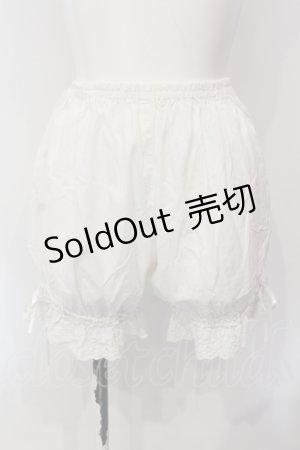 画像: BABY,THE STARS SHINE BRIGHT / トーションレースドロワーズ  シロ O-25-06-21-100-BA-PA-IG-OS