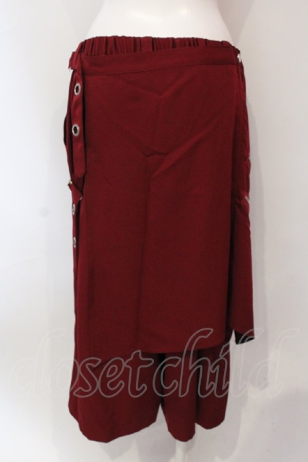 画像4: Deorart / ラップ付きハーフパンツ M レッド O-25-06-21-102-PU-PA-IG-OS (4)