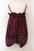 画像3: PEACE NOW / ストライプサスペンダーバルーンパンツ  ピンク×ブラック O-25-06-21-104-PU-PA-IG-ZS (3)