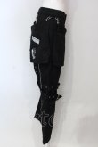 画像2: Deorart / ラップ付きボンテージパンツ  ブラック O-25-06-21-110-PU-PA-IG-OS (2)