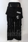 画像3: Deorart / ラップ付きボンテージパンツ  ブラック O-25-06-21-110-PU-PA-IG-OS (3)