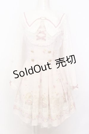 画像: LIZ LISA / Melody Bunny柄ワンピース(長袖)  ピンク O-25-06-21-010-LO-OP-OW-OS