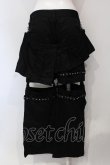 画像4: Deorart / プリーツエプロン付セパレートパンツ M ブラック O-25-06-21-115-PU-PA-IG-OS (4)
