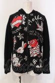 画像1: HELL CAT PUNKS / アイコンプリントパーカー L ブラック O-25-06-21-125-PU-TO-IG-OS (1)