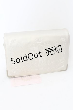 画像: metamorphose / エンブレム刺繍ポシェット  ゴールド O-25-06-22-001-ME-BG-IG-OS