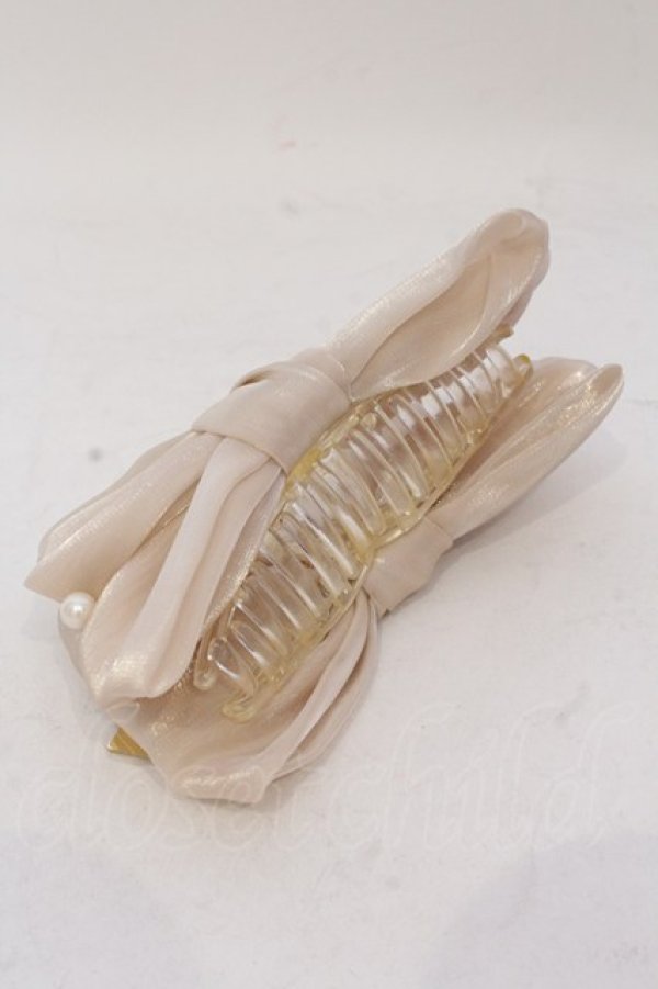 画像2: Enchantlic Enchantilly / リボンバンスクリップ  シャンパンゴールド O-25-06-22-042-LO-AC-OW-ZT305 (2)