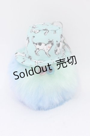 画像: MAMEDENQ / モコモコノコ  ブルー×グリーン×パープル O-25-06-22-044-GO-ZA-OW-OS