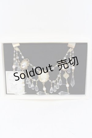 画像: 薫乃園 / ガラスのバラチョーカー  ゴールド O-25-06-22-051-LO-AC-OW-OS