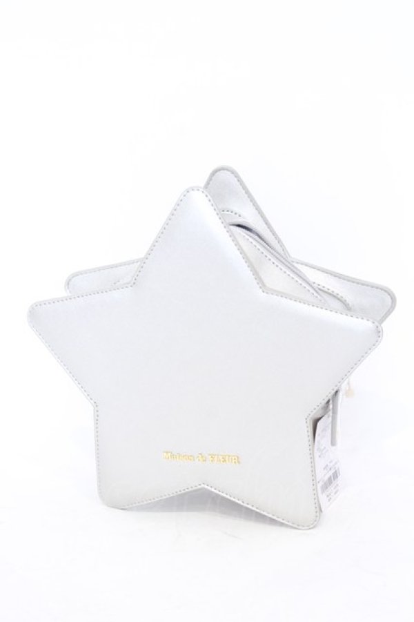 画像1: Maison de FLEUR / スターバッグ  シルバー O-25-06-22-007-LO-BG-OW-OS (1)