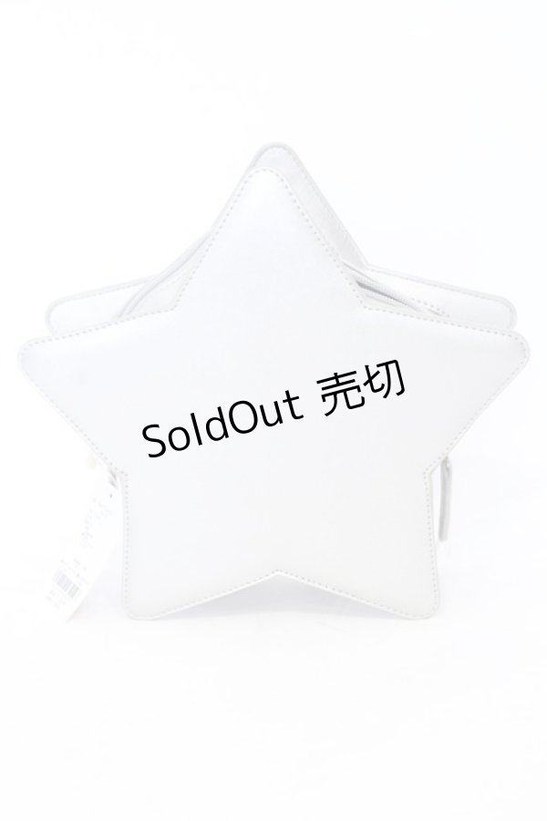 画像2: Maison de FLEUR / スターバッグ  シルバー O-25-06-22-007-LO-BG-OW-ZT308 (2)