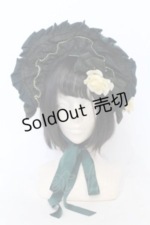 画像: metamorphose / Dim lightハーフボンネット  グリーン O-25-06-22-009-ME-AC-IG-OS