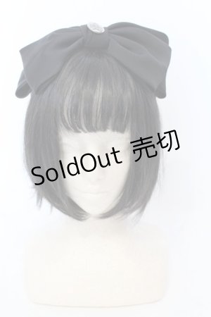 画像: MIHO MATSUDA / リボンカチューシャ  ブラック O-25-06-22-012-GO-AC-IG-OS