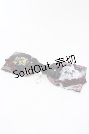 画像: Enchantlic Enchantilly / 猫の王女達の肖像画　リボンブローチ  クロ O-25-06-22-040-LO-AC-OW-OS