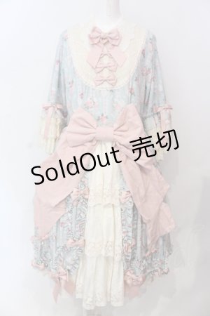 画像: Miss Point / Lilica Garden ワンピース・フルセット XXL 花柄グリーン O-25-06-23-001-LO-OP-OW-OS