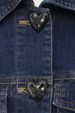 画像2: MA*RS / ハートボタンデニムジャケット  ネイビー O-25-06-23-029-EL-JA-IG-ZY (2)