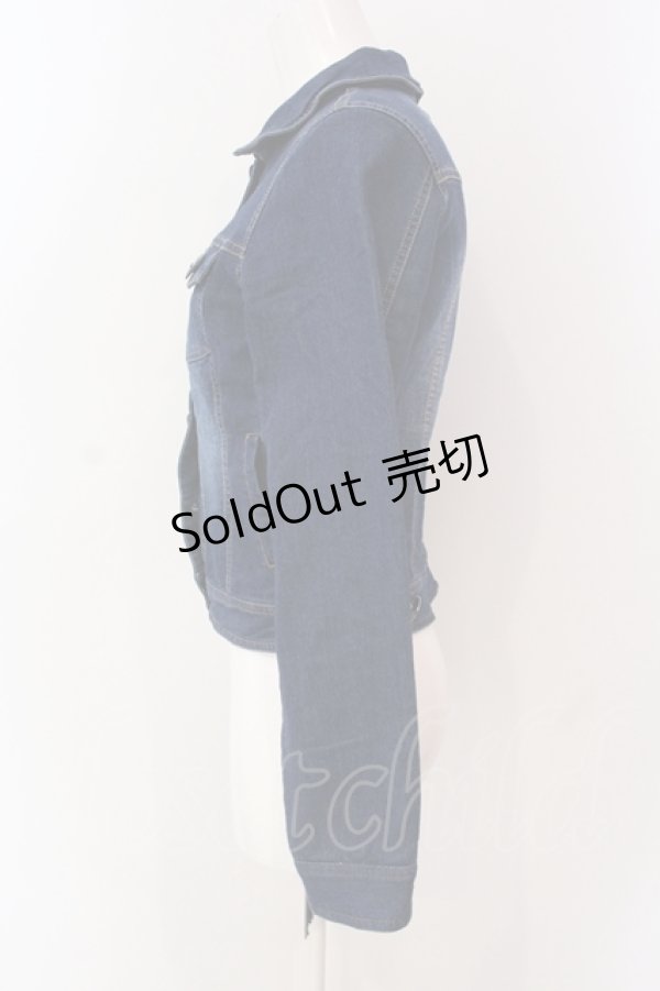 画像3: MA*RS / ハートボタンデニムジャケット  ネイビー O-25-06-23-029-EL-JA-IG-ZY (3)