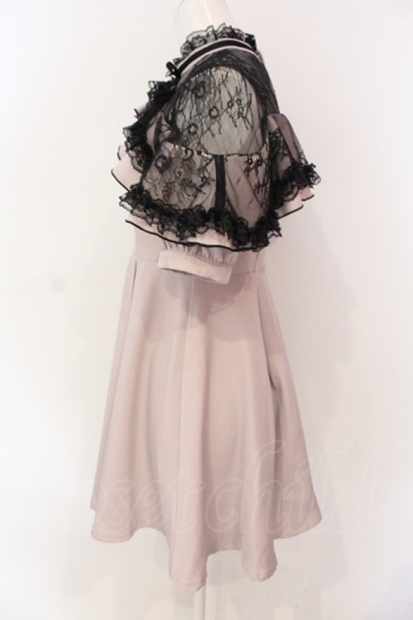 画像3: Rojita / ショルダーオーバーレースラッフルワンピース  ピンク O-25-06-23-060-LO-OP-IG-OS (3)