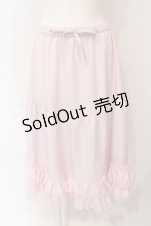 画像: axes femme kawaii / ミディフリルペチスカート M ピンク O-25-06-23-067-AX-SK-OW-OS