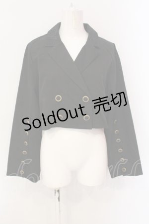 画像: axes femme / 2wayスリーブジャケット M クロ O-25-06-23-068-AX-JA-OW-OS