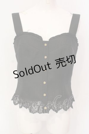 画像: axes femme / 薔薇釦ビスチェ F クロ O-25-06-23-072-AX-TO-OW-OS