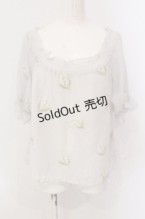 画像1: an another angelus / 鈴蘭シフォントップス  グレー O-25-09-03-1001-CA-TO-IG-OS (1)