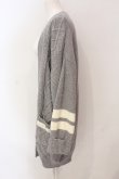 画像2: axes femme / ラインニットトッパーカーディガン M グレー O-25-06-23-090-AX-TO-YM-ZT122 (2)
