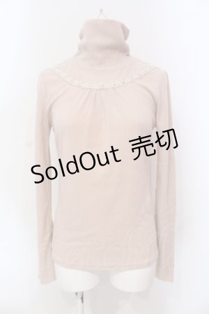 画像: axes femme / パール使いリブタートル M ピンク O-25-06-23-110-AX-TO-YM-ZT026
