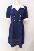 画像1: MILK / CA LADYワンピース  ブルー×シロ O-25-06-23-117-ML-OP-IG-ZT027 (1)