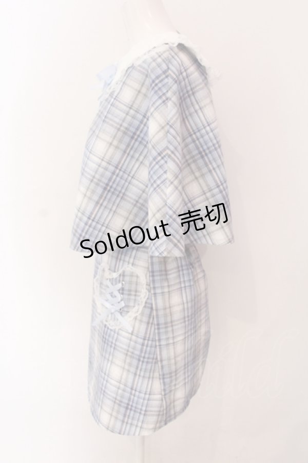 画像4: Lovely Tency / 2セット TTCHKポンチョ+ M サックス O-25-09-03-1006-LO-TO-IG-ZT024 (4)